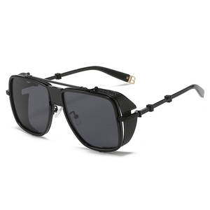 Lunettes de soleil Superhot Eyewear 63100 Fashion 2023, style steampunk, métalliques, dégradées - Product Image 2