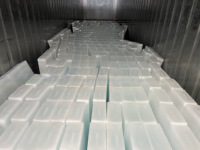 Machine de fabrication automatique de blocs de glace de 20 tonnes Machine à glace à refroidissement direct pour usine de glace