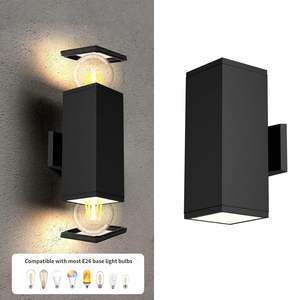 Vente en gros de luminaires muraux modernes pour l'extérieur, à éclairage vers le haut et vers le bas, pour la décoration de la maison, étanches IP54, pour la cour et le jardin - Product Image 3
