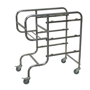 Buffet en acier inoxydable à trois roues, plastique, pour Restaurant, hôtel, Collection <span class=keywords><strong>de</strong></span> plats, nettoyage des aliments, <span class=keywords><strong>chariot</strong></span> <span class=keywords><strong>de</strong></span> nettoyage - Product Image 2
