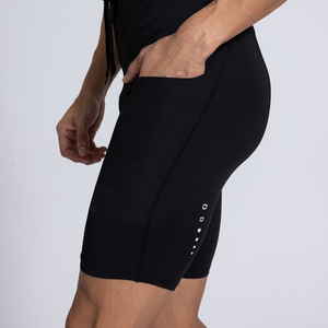 Pantaloncini a Compressione Personalizzati da <span class=keywords><strong>Uomo</strong></span>, Asciugatura Rapida, Traspiranti, Elastici, Lunghezza al Ginocchio, per Ciclismo, Corsa, Sport, Yoga, Maratona - Product Image 2