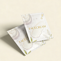 Pochette de beauté à trois soudures latérales |   Sac à haute barrière pour masques faciaux |   Emballage cosmétique personnalisé imprimé avec impression en héliogravure