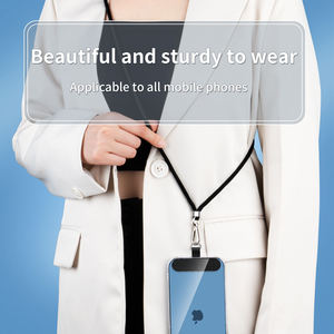 Coussinet de cordon universel durable en tissu Oxford avec clip arrière anti-perte avec logo personnalisé pour la fixation de la chaîne des téléphones mobiles - Product Image 4