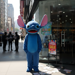 Costume de mascotte monstre bleu personnalisé pour adulte, <span class=keywords><strong>cosplay</strong></span> d'anime d'Halloween, animal de dessin animé, peluche, Fursuit, Disfraz unisexe, en stock - Product Image 6