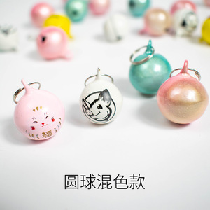 Vente directe d'usine d'accessoires pour animaux de compagnie, clochettes en laiton en forme de dessin animé, colliers à clochettes suspendues pour chats et chiens, vente en gros. - Product Image 3