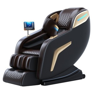 Massage Chair Full Body L-Shaped Rail 61 Airbags Wireless <b>Remote</b> <b>Control</b> Home Use - Product Image 1