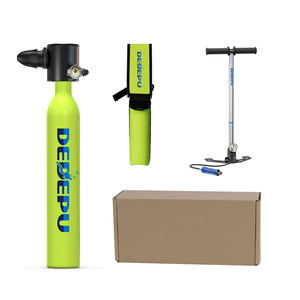 <span class=keywords><strong>Bouteille</strong></span> d'oxygène verte DEDEPU 0,5 L en stock aux États-Unis, équipement de plongée sous-marine avec <span class=keywords><strong>pompe</strong></span> manuelle haute pression - Product Image 1