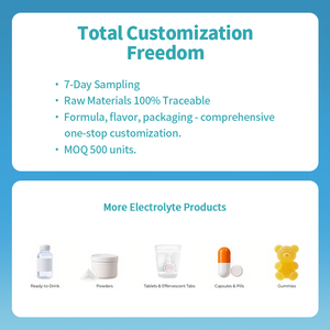 Poudre d'électrolytes d'hydratation Lifeworth, supplément vitaminique en sachets, 30 sachets/sachet, fabricant de boissons énergisantes en gros, GMP - Product Image 6