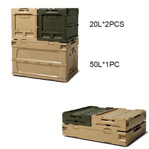 Caja de Almacenamiento Plegable Multifuncional de Plástico para Camping, Estilo Moderno 2022, con Logotipo Personalizado, para Exteriores - Product Image 5