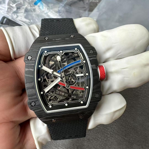 Montres mécaniques pour hommes, <span class=keywords><strong>montre</strong></span> RM 67-02 en carbone, <span class=keywords><strong>ultra</strong></span>-fine, style tendance, <span class=keywords><strong>montre</strong></span> automatique de luxe pour hommes, haute qualité, nouvelle - Product Image 2