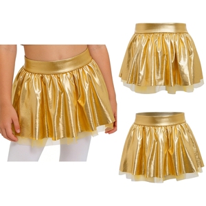 Trajes de Danza Jazz Profesional para Niñas de 6 a 16 Años, Vestidos de Danza de Alabanza y Adoración, Falda Tutú Metálica para Espectáculos y Presentaciones - Product Image 5