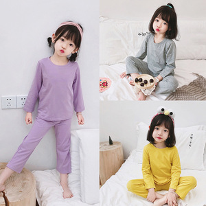 Wholesale Kids Girls Sleepwear Pajamas Short Blank Girl Sleepwear <b>for</b> <b>Summer</b> Custom Kids Pajamas Girl Cotton <b>Pyjamas</b> - Product Image 4