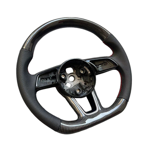 <span class=keywords><strong>Volante</strong></span> Deportivo RS Personalizado <span class=keywords><strong>SLINE</strong></span> Completo en Cuero Nappa y Fibra de Carbono para Audi A6/A7/A3/<span class=keywords><strong>A4</strong></span>/RS3/RS5/RS6/Q3/Q5/Q7 - Product Image 2