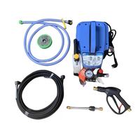 Nouvelle nettoyeuse haute pression électrique portable 1700W 120bar pour le nettoyage de voitures, l'optique, l'usage domestique, pistolet de pulvérisation professionnel 10L/min