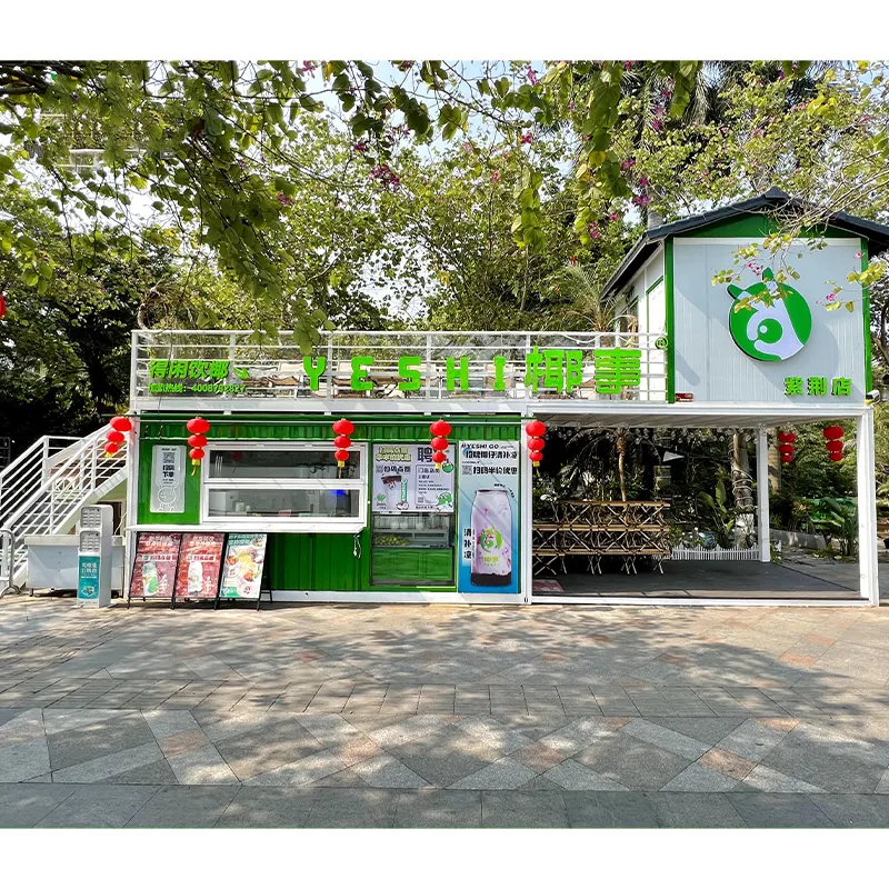 SINS 20ft 40ft Prefab Mini Pop-up Shop Container Coffee Shop/bar/fast-food