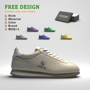 Haute qualité hommes à lacets Trail Running Sneakers élégant <span class=keywords><strong>luxe</strong></span> italie Design classique Style doux pour printemps automne usine bas - Product Image 1