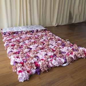 LFB1231 להפשיל מזויף אדום בורדו עלה פרחי קיר חתונת דקור - Product Image 4