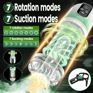Coppa Masturbatoria Intelligente per Uomini Adulti con Funzione di Conteggio, in Materiale TPE, Giocattolo Sessuale Morbido con Vibrazione <span class=keywords><strong>e</strong></span> Suono di Aspirazione - Product Image 2