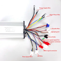 Contrôleur de moteur sans balais de vélo électrique de bonne qualité 24V 36V 48V 500W pour scooter électrique, contrôleur de moteur de vélo électrique