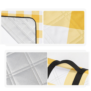 Manta de <span class=keywords><strong>Picnic</strong></span> 2 en 1 con Bolsa de Transporte, Impermeable, Plegable, para Playa, Compacta y Portátil para Viajes - Product Image 3