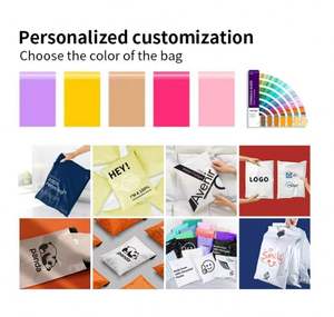 Bolsa de Correo Personalizada OEM Más Vendida, Bolsa de Embalaje de Ropa de Envío Autosellable de Polietileno Postal de Color Gris - Product Image 6