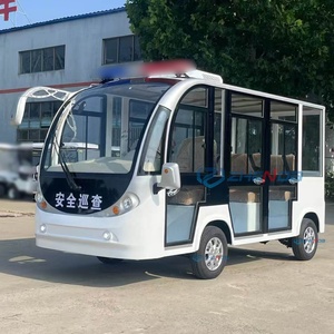 Gran Oferta Nuevo Precio de Fábrica Carro de Patrulla Eléctrico de 4 Ruedas para 6-8 Personas con Batería, Carro de Golf para Carretera, Autobús Turístico Eléctrico - Product Image 4