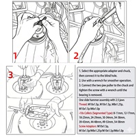 Ensemble d'outils d'extraction de roulements à billes intérieurs à glissière aveugle de 16 pièces, extracteur de roulements à billes et d'anneaux d'étanchéité