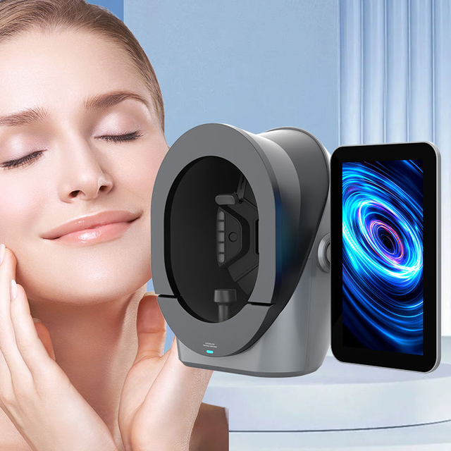 2025 Professional 3D Face S5 Camera Scanner UV Skin Hair Analysis Measuring Machine Digital Facial Scanner Machine Skin Analyzer