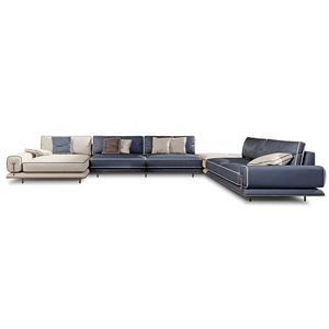 Living Room <strong>Sofas</strong> Furniture Modern Fabric Leisure <strong>Sofa</strong> Set Furniture Luxury Villa <strong>Sofas</strong> - Product Image 6