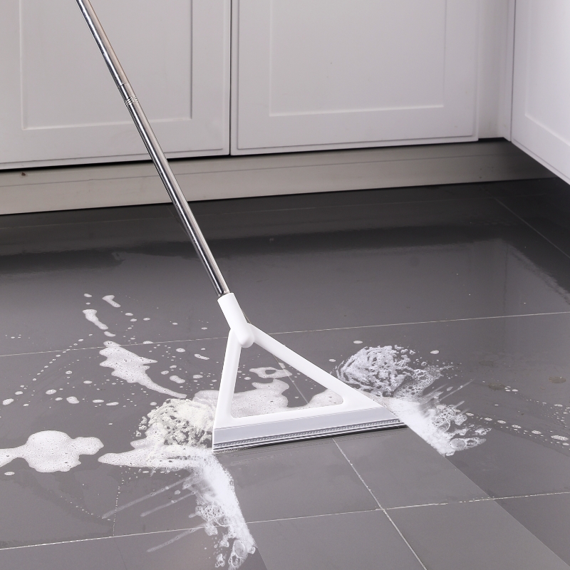 Multi-functional Silicone Scraping Broom 2 In 1 Extendable Rubber Silicone Magic Broom Sweeper Silicone Broom