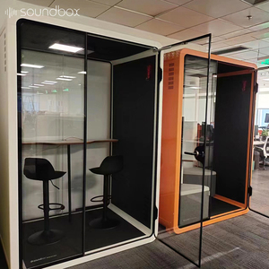 Cabina telefónica Oficina reunión sala de trabajo dos asientos Oficina <span class=keywords><strong>Privet</strong></span> reducción de ruido cabina a prueba de sonido - Product Image 3