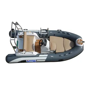 13ft yüksek kalite derin V çift gövde PVC/HYPALON/ ORCA fiberglas şişme balıkçı teknesi satılık