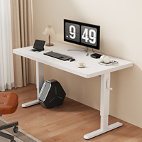 Bureau de jeu vertical en bois massif épaissi pour télétravail, réglage manuel, roulettes pivotantes de 30 mm d'épaisseur, résistant à la chaleur