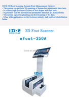 Scanner 3D portable haute précision 0,2 % pour la capture complète du contour du pied, machine de capture du contour du pied entier, protection IP55, examen du pied personnalisé