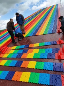 Thiết bị vui chơi công viên giải trí, trò chơi cầu trượt cầu vồng, trò chơi gia đình an toàn, cầu trượt cầu vồng để bán - Product Image 2