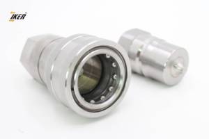 HANSEN <span class=keywords><strong>PARKER</strong></span> accoppiamento a sgancio rapido idraulico SS 304 1/2 ''NPT ISO 7241-B - Product Image 2