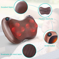 Oreiller de Massage électronique pour le cou, Machine de Massage, 3d, Shiatsu, masseur pour la maison, les épaules et le dos, à la maison,