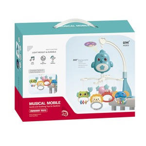 Recién Nacido multifunción infantil cuna móvil Musical móvil bebé rotación Animal cama campana juguete - Product Image 3