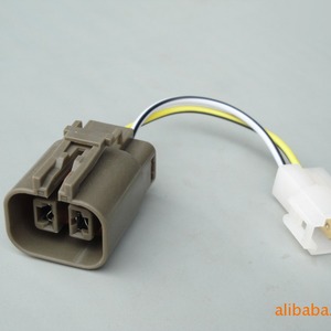 Conector Automotriz Olt de 2 Pines, Enchufe de Plástico Gris para Arnés de Cableado de Automóvil, Modelo Olt 001002003004005 - Product Image 1