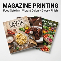 Impression professionnelle sur mesure de brochures, magazines, catalogues de produits, impression de magazines OEM