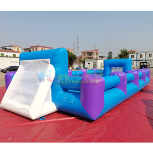 Campo de fútbol inflable de PVC duradero de grado comercial para fiestas interactivas. - Product Image 2