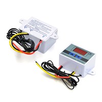 Contrôleur de température numérique LED 10A 12V 24V 220VAC XH-W3001 pour Arduino, interrupteur de refroidissement et de chauffage, thermostat, capteur NTC