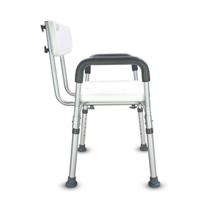 Aluminum Alloy Shower Chair Height Adjustable Non <b>Slip</b> For Elderly Disabled Pregnant <b>Women</b> Bathroom Safety Equipment - Product Image 3