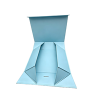Boîte cadeau magnétique pliable de luxe sur mesure, emballage écologique pliable en gros, boîtes rigides avec logo en feuille d'or