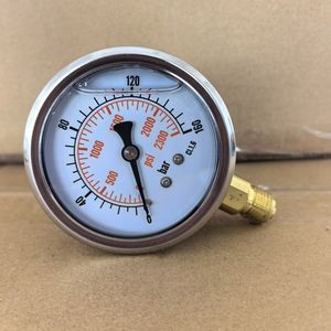 Manômetro Radial Semi-Aço Inoxidável AKS Y-63 DN65 63mm 2.5 polegadas com Faixa de 0.1~100Mpa - Product Image 4