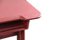 Ensemble bureau et chaise scolaire ergonomique au design simple, moderne et écologique, avec hauteur réglable, pour l'école, le jardin et la salle à manger