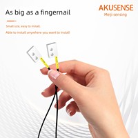 AKUSENSE Micro-guide de faisceau à réflexion diffuse ultra-mince sonde de capteur à fibre optique commutateur photoélectrique série FU-57TZ 0.1 fixe