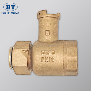 BOTEすべて銅3/4 "DN20 BSP女性用糸ウォーターメーターマニュアルロック可能な真鍮ボールバルブユニオンOEM対応 - Product Image 4