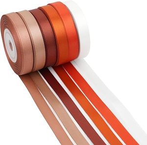 Juego de Cintas de Satén de Doble Cara Resistentes al Encogimiento en Tonos Pastel, Rollo de Cinta de Poliéster de 1 Pulgada para Ramos de Novia y Bodas, Venta al Por Mayor - Product Image 1