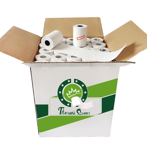 80X30Mm 100X50Mm Cajero 57X40 Mm Papel de <span class=keywords><strong>peaje</strong></span> térmico sin núcleo 80*83 para máquina Pos 57Mm China - Product Image 1